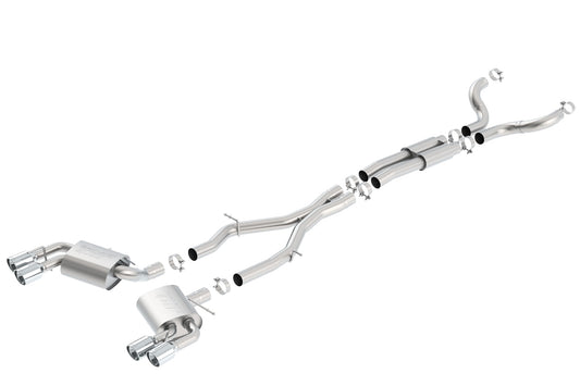 2016-2023 Chevrolet Camaro SS 3 In. With Dual Tips Cat-Back Exhaust System S-Type