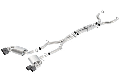 2016-2023 Chevrolet Camaro SS 3 In. With Dual Tips Cat-Back Exhaust System S-Type