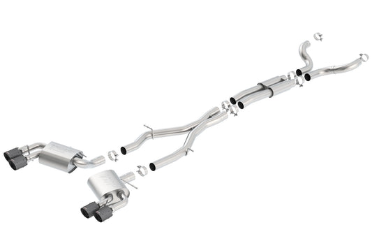 2016-2023 Chevrolet Camaro SS 3 In. With Dual Tips Cat-Back Exhaust System S-Type