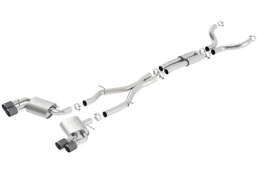 2016-2023 Chevrolet Camaro SS 3 In. With Dual Tips Cat-Back Exhaust System ATAK