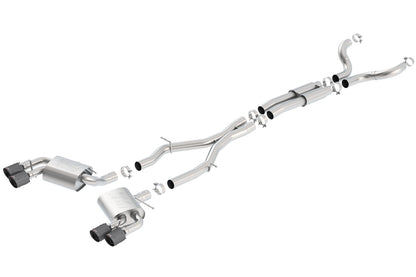 2016-2023 Chevrolet Camaro SS 3 In. With Dual Tips Cat-Back Exhaust System ATAK