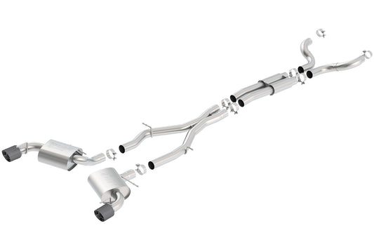 2016-2023 Chevrolet Camaro SS 3 In. With Single Tips Cat-Back Exhaust System S-Type