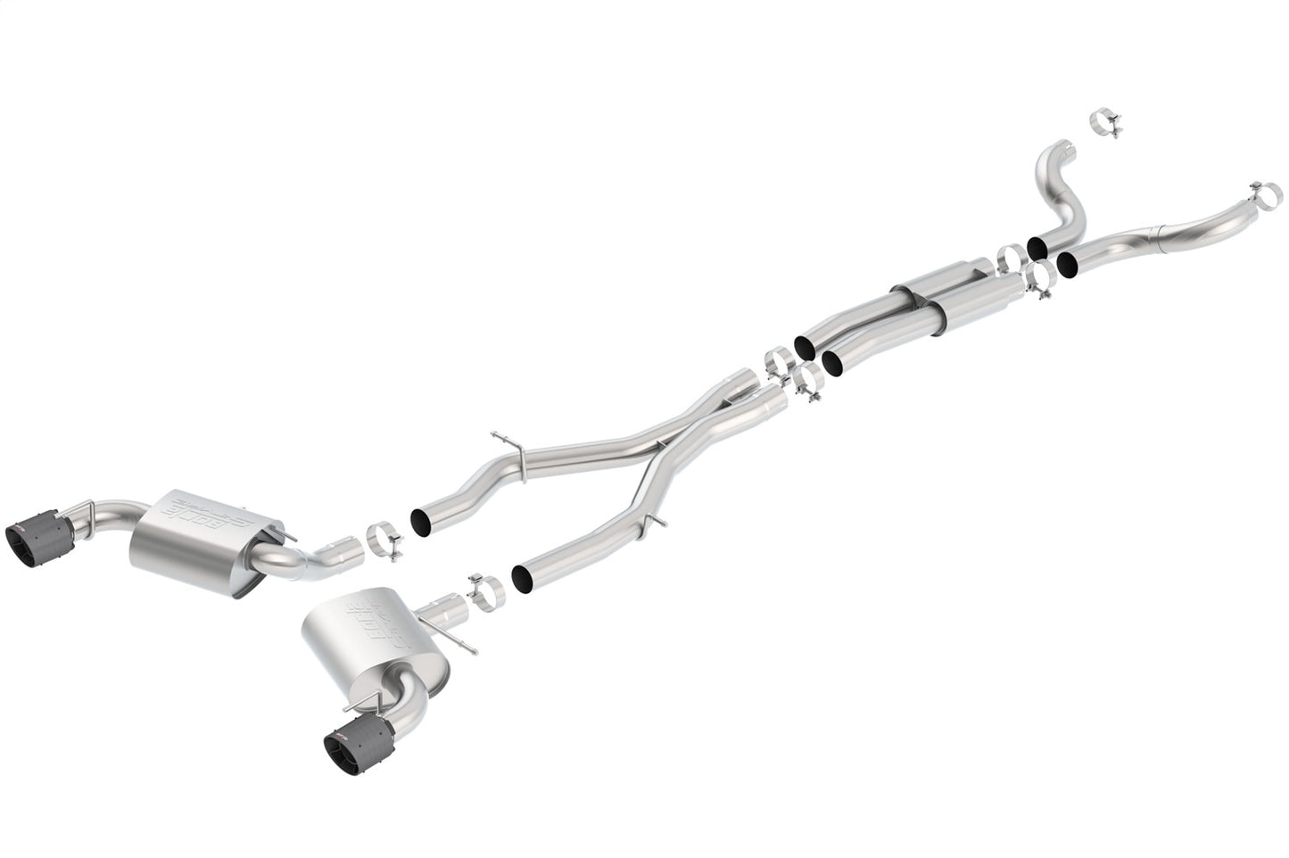 2016-2023 Chevrolet Camaro SS 3 In. With Single Tips Cat-Back Exhaust System S-Type