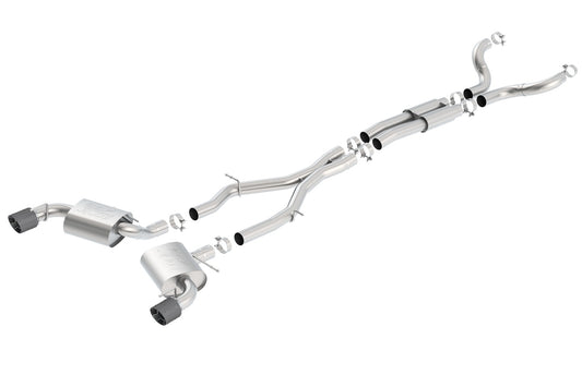 2016-2023 Chevrolet Camaro SS 3 In. With Single Tips Cat-Back Exhaust System ATAK