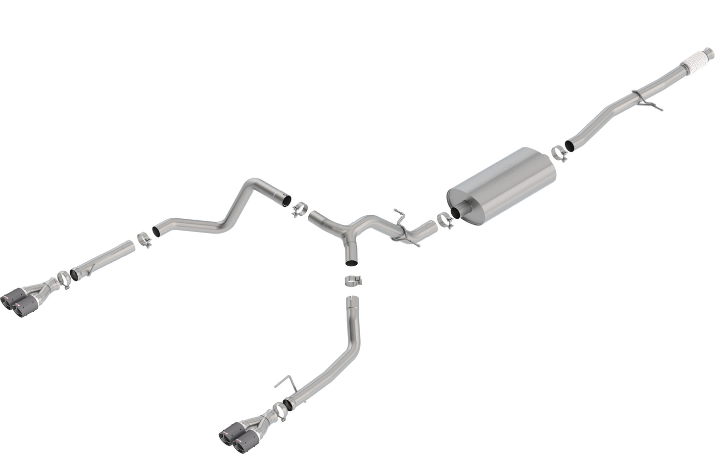 Silverado/ Sierra 1500 2019-2024 Cat-Back Exhaust System Touring