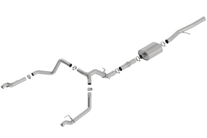 2019-2023 Chevrolet Silverado 1500/ GMC Sierra 1500 6.2L Cat-Back Exhaust System ATAK
