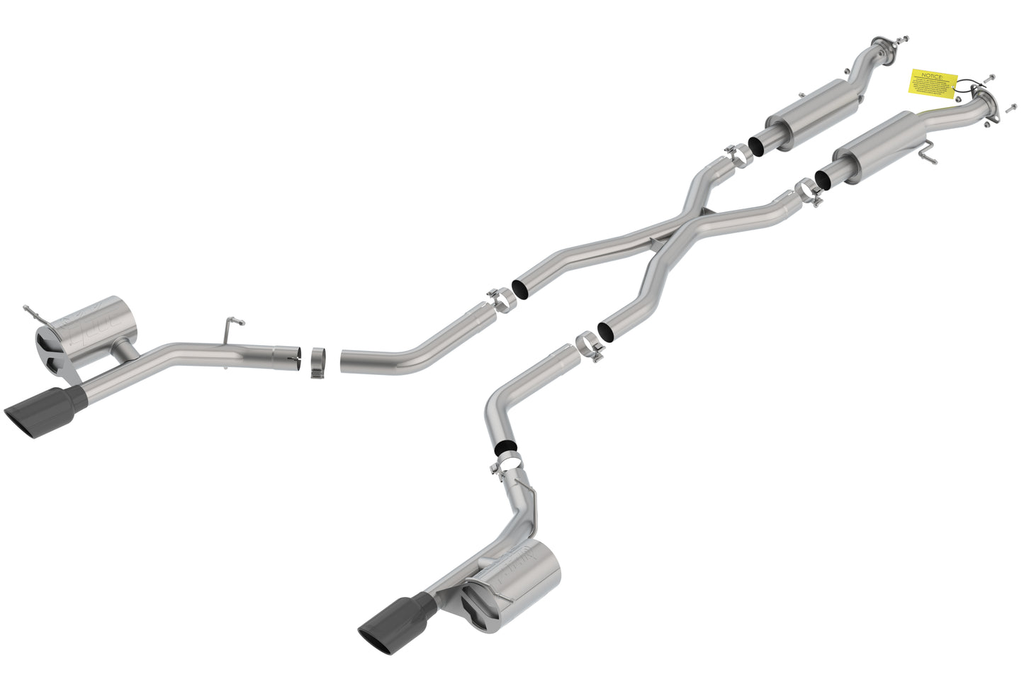 Borla 2018-2024 Dodge Durango SRT Cat-Back Exhaust System ATAK Part # 140792BC