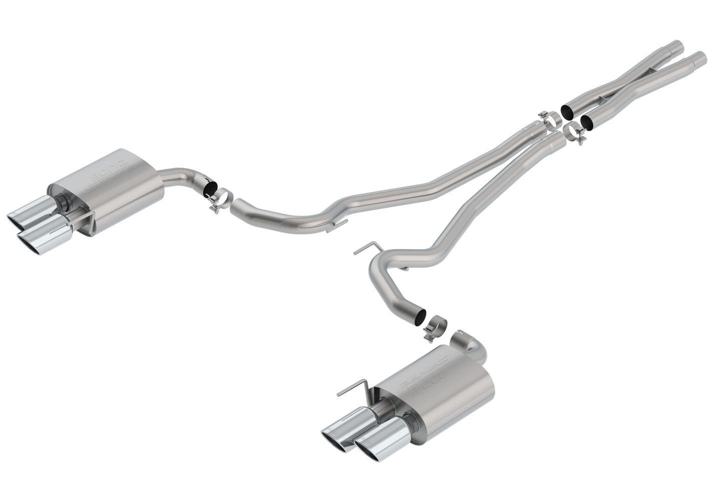 2018-2023 Ford Mustang GT Convertible Cat-Back Exhaust System S-Type