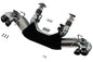 2020-2024 Chevrolet Corvette Stingray C8 Cat-Back Exhaust System ATAK