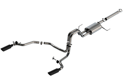 2021-2025 Ford F-150 3.5L V6 PowerBoost Cat-Back Exhaust System S-Type