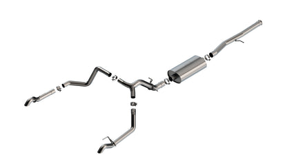 2022-2023 Chevrolet Silverado 1500 ZR2/ GMC Sierra 1500 AT4X Cat-Back Exhaust System S-Type