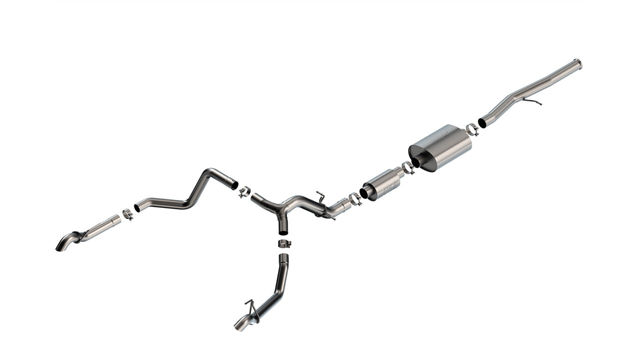 2022-2023 Chevrolet Silverado 1500 ZR2/ GMC Sierra 1500 AT4X Cat-Back Exhaust System S-Type
