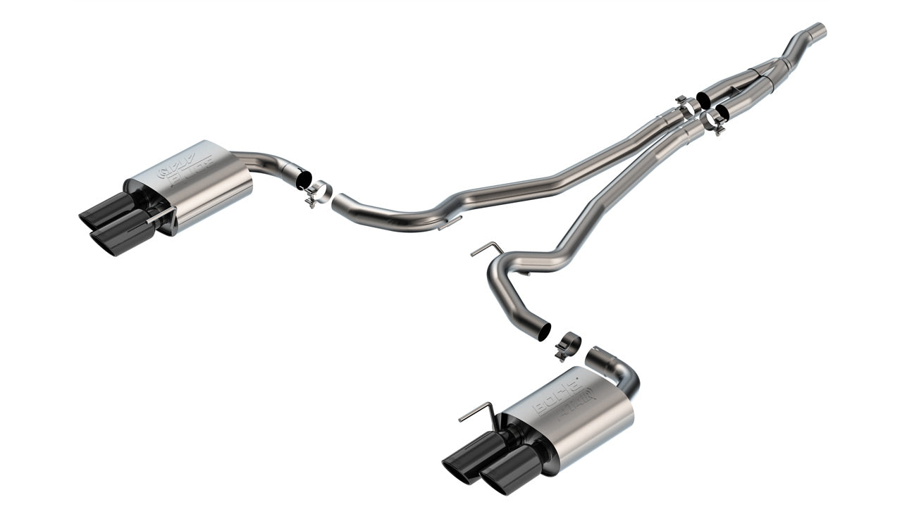 2024-2025 Ford Mustang EcoBoost Cat-Back Exhaust System ATAK Part # 140982BC