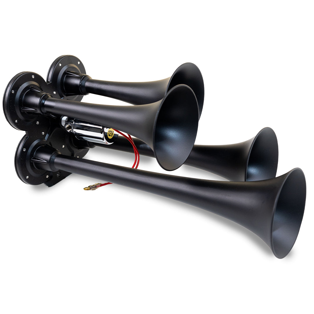 Kleinn Air Horns - 141-1 - Black Quad Air Horn