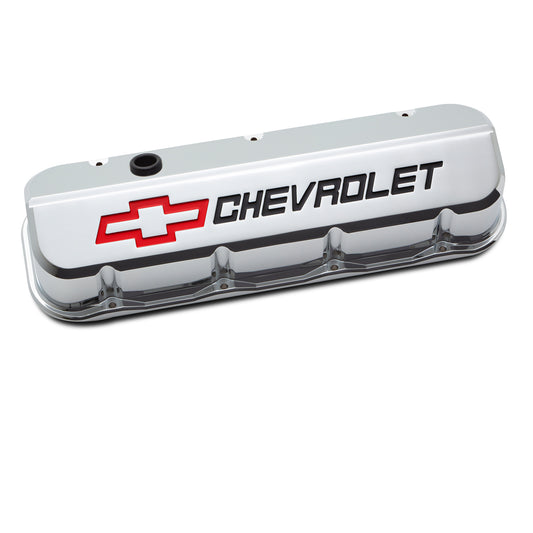 Chrome W Red/Blk Chevy Logo
