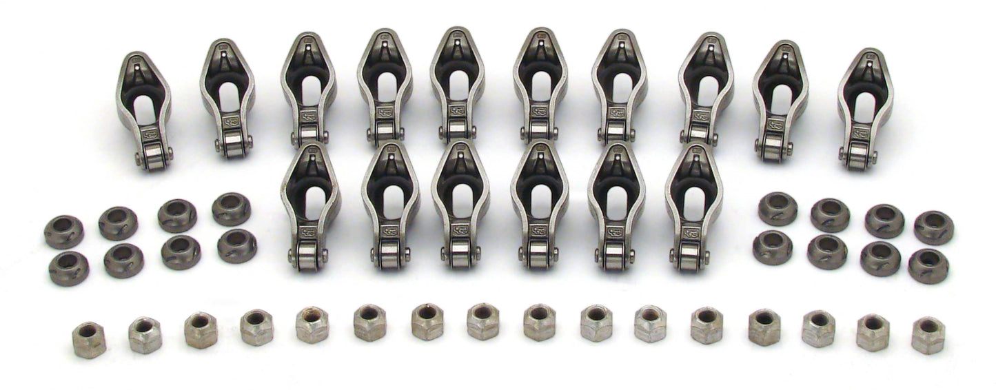 Magnum Roller 1.52 Ratio Rocker Arm Set For '88+ Chevrolet SBC W/ 3/8" Stud