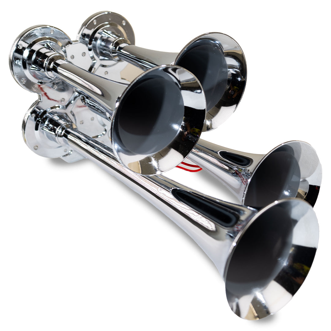 Kleinn Air Horns - 141 - Chrome Quad Air Horn