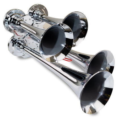 Kleinn Air Horns - 141 - Chrome Quad Air Horn