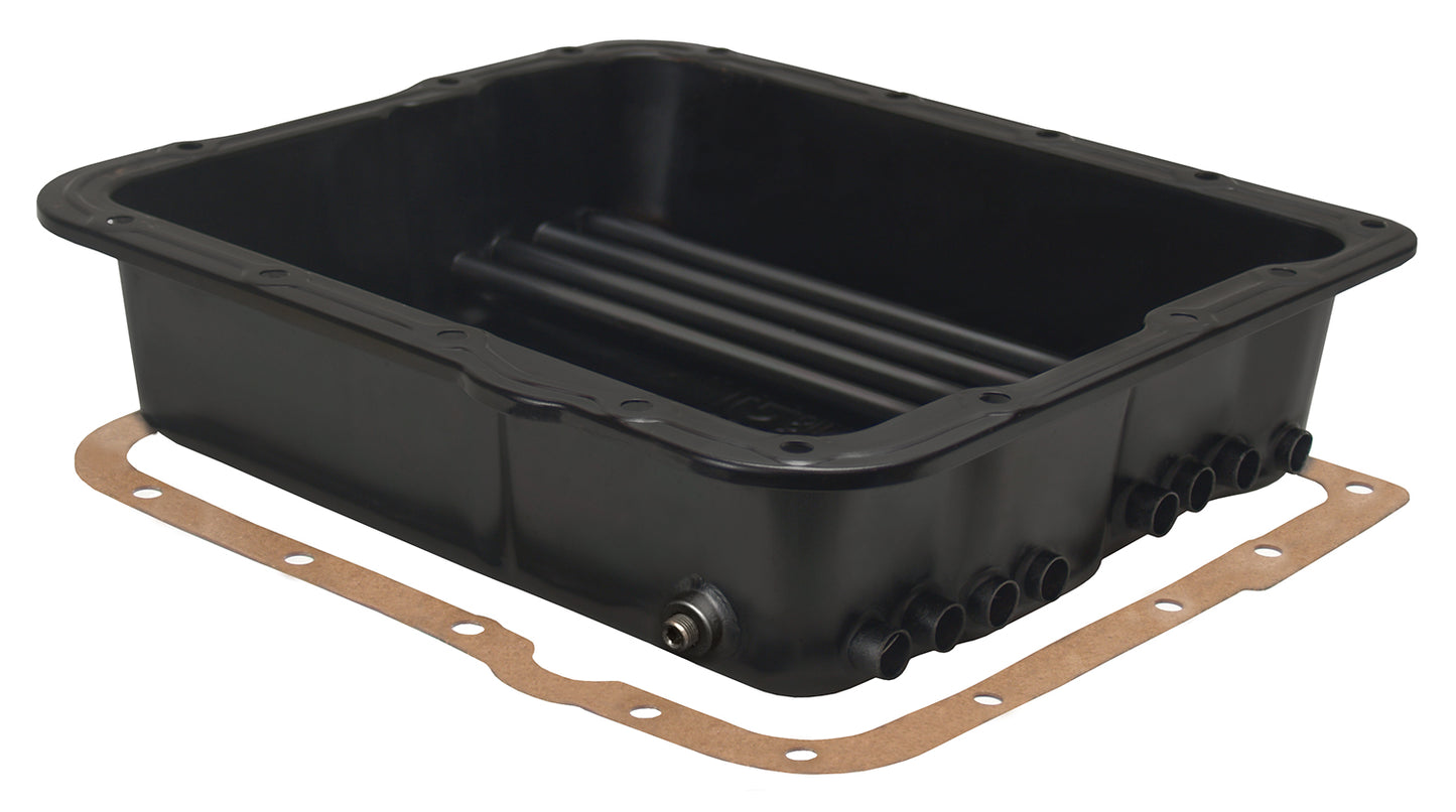 Transmission Cooling Pan Reduces Fluid Temps Up To 50°F Increase Capacity