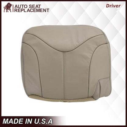 2000-2002 GMC Yukon XL Rear Back Captain Seat 50/50 or Bench Seat 60/40 Bottom Seat Cover Tan