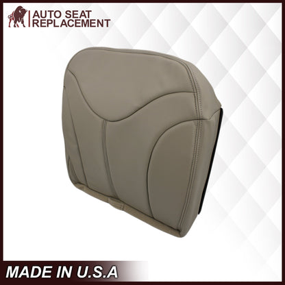 2000-2002 GMC Yukon XL Rear Back Captain Seat 50/50 or Bench Seat 60/40 Bottom Seat Cover Tan