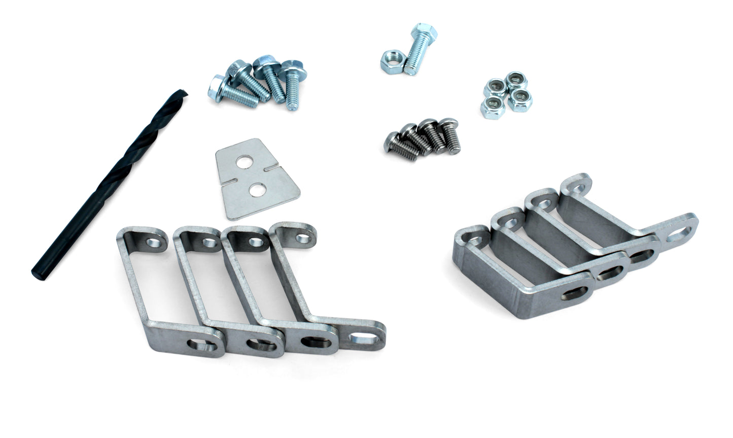 Round OE Fuel Rail Bracket Kit For Truck W/ Factory Rails And LSXrt Manifold
