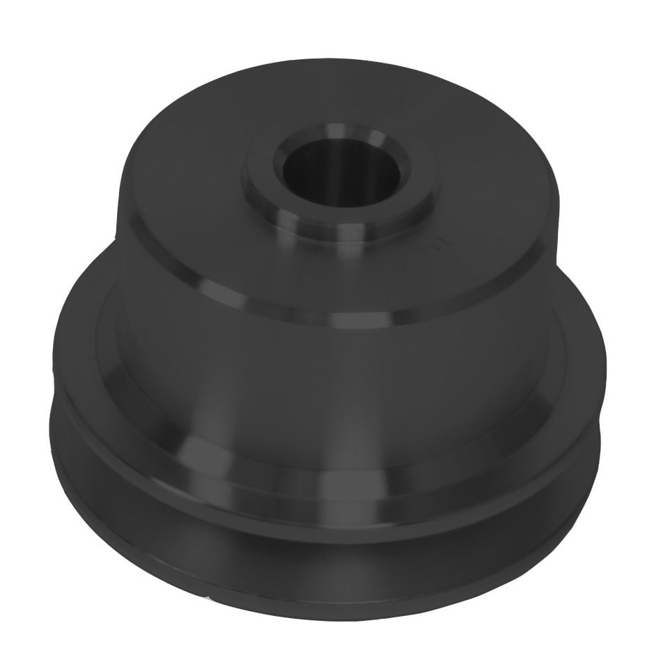 Big Block Ford Single Groove Alternator Pulley - Black