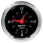 2-1/16 In. CLOCK 12 HOUR DESIGNER BLACK
