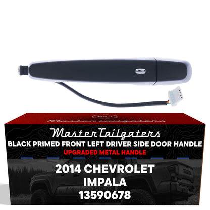 Exterior Door Handle Black Primed Replacement for Chevrolet Impala (2014) OE Part # 13590678 | Front Left Driver Side
