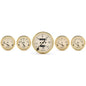 5 PC. GAUGE KIT 3-1/8 In. & 2-1/16 In.  MECH. SPEEDOMETER GOLDEN OLDIES