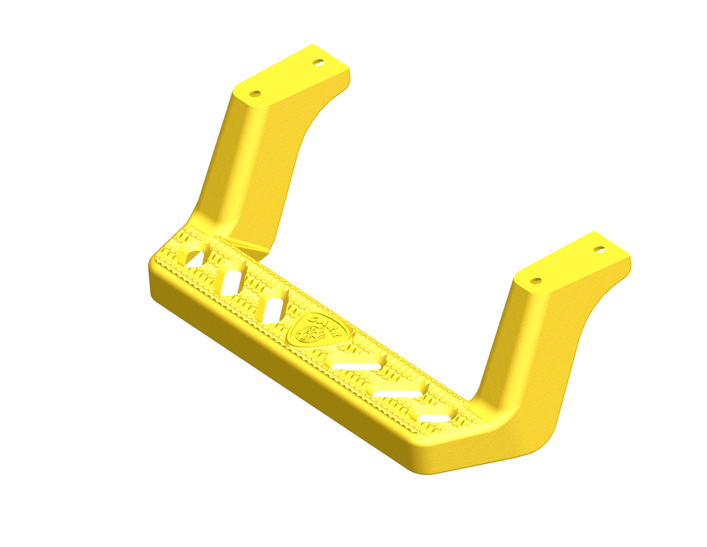 Carr - 150107-1 - Underbody Access Step - XP7 Safety Yellow Powder Coat - Single
