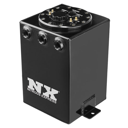 Nitrous Express - Surge Tank W/Dual 340LPH Fuel Pumps - 15074