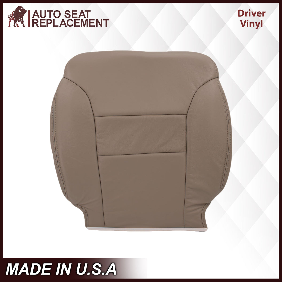 1995-1999 GMC Yukon/Sierra Seat Cover in Tan (60/40 Bench Bottoms): Choose your options