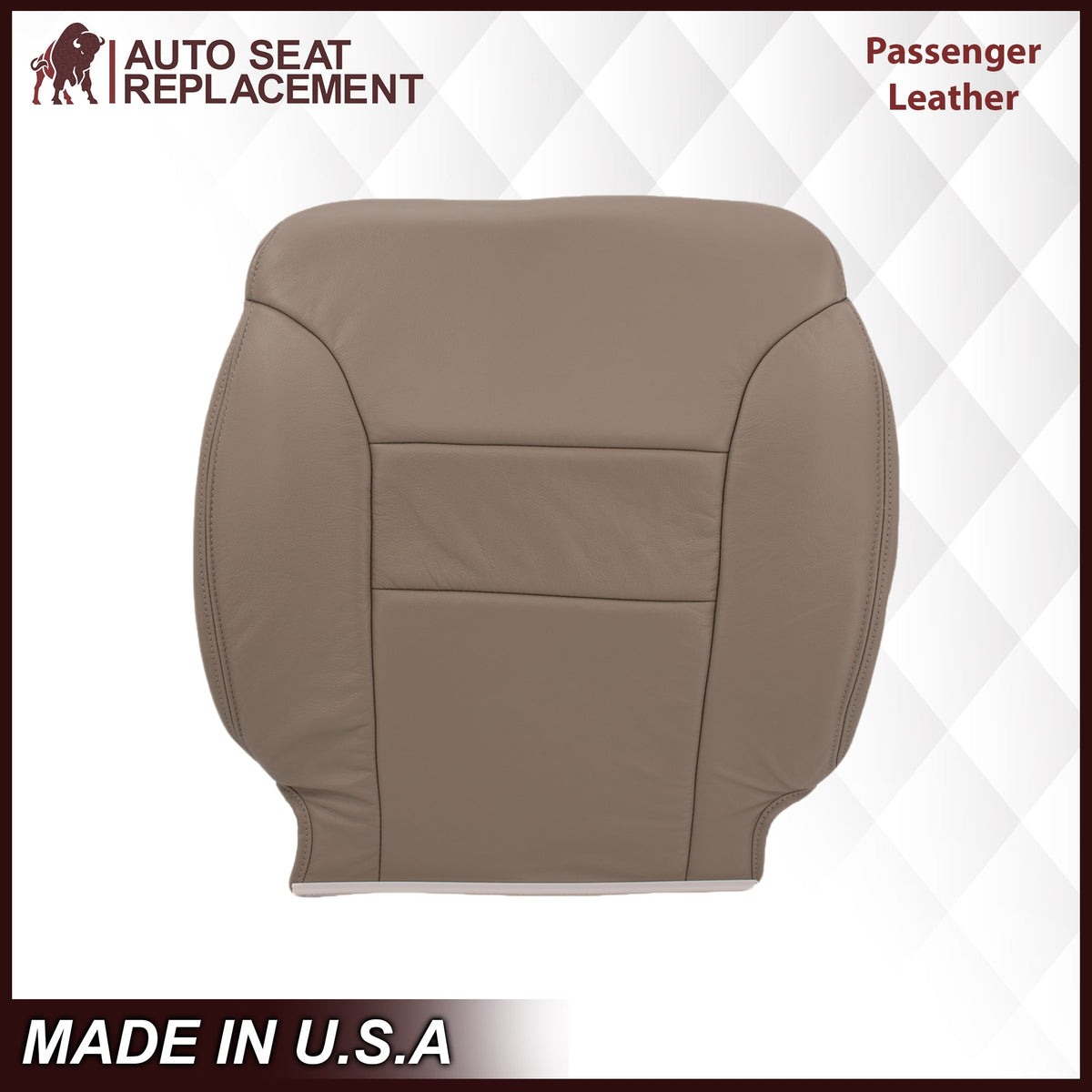 1995-1999 GMC Yukon/Sierra Seat Cover in Tan (60/40 Bench Bottoms): Choose your options