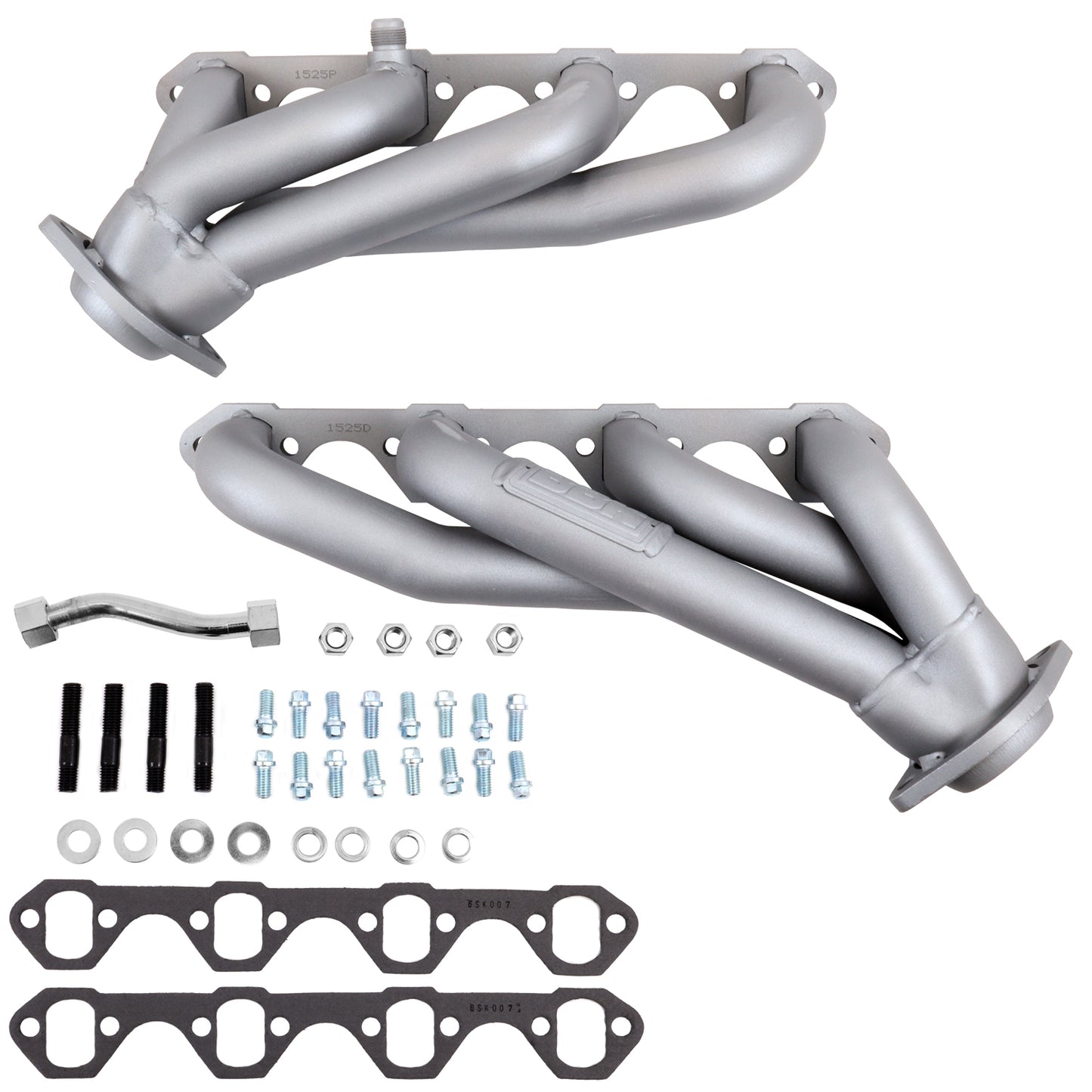 BBK MUSTANG 5.0 1-5/8 SHORTY HEADERS (CHROME)