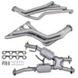 79-93 MUSTANG 5.0 1-5/8 LONG TUBE HEADERS AUTO PLUS MID PIPE (TITANIUM CERAMIC)