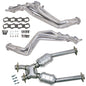 99-04 MUSTANG COBRA 1-5/8 LONG TUBE HEADERS PLUS MID PIPE (SILVER CERAMIC)