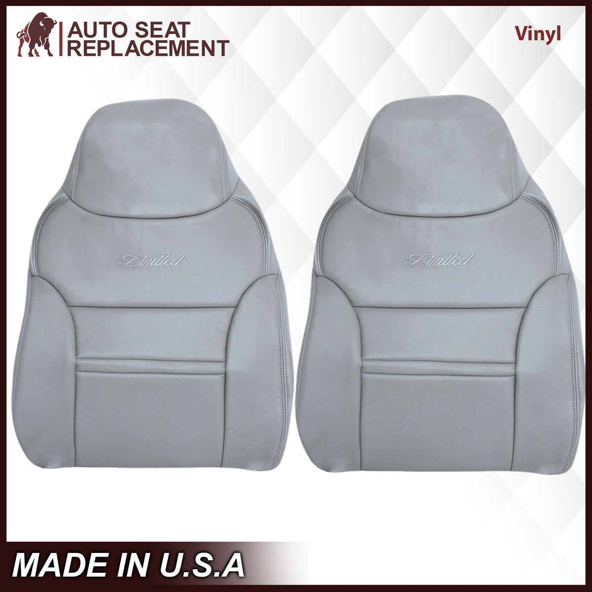 2000-2001 Ford Excursion Seat Cover in Gray: Choose From Variation