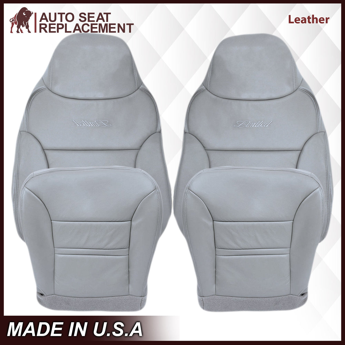 2000-2001 Ford Excursion Seat Cover in Gray: Choose From Variation