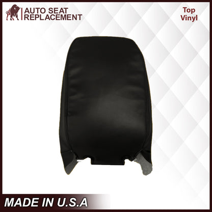 2003-2007 Chevy Silverado/Avalanche & GMC Sierra work Truck Middle Baby Seat Cover in Dark Gray 40/20/40: Choose Leather or Vinyl