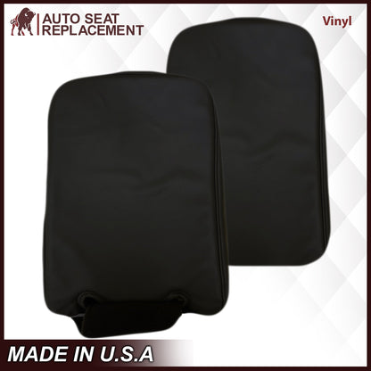 2003-2007 Chevy Silverado/Avalanche & GMC Sierra work Truck Middle Baby Seat Cover in Dark Gray 40/20/40: Choose Leather or Vinyl