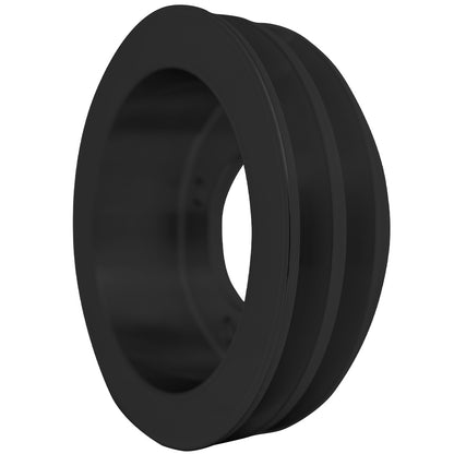 Small Block Ford Crank Pulley - 2V - 4 Bolt  Early - 5.75" - Black