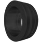 Small Block Ford Crank Pulley - 3V - 4 Bolt  Early - 5.75" - Black
