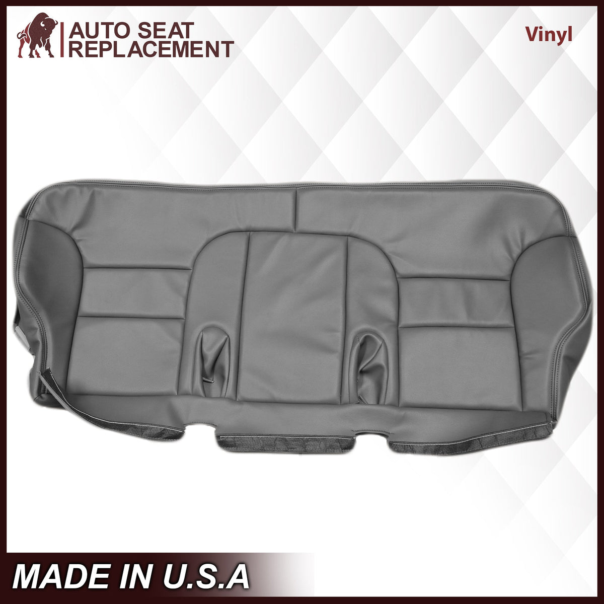 1995-1999 GMC Sierra SLT SLE 2nd Row Bench Seat Cover in Gray: Choose your options