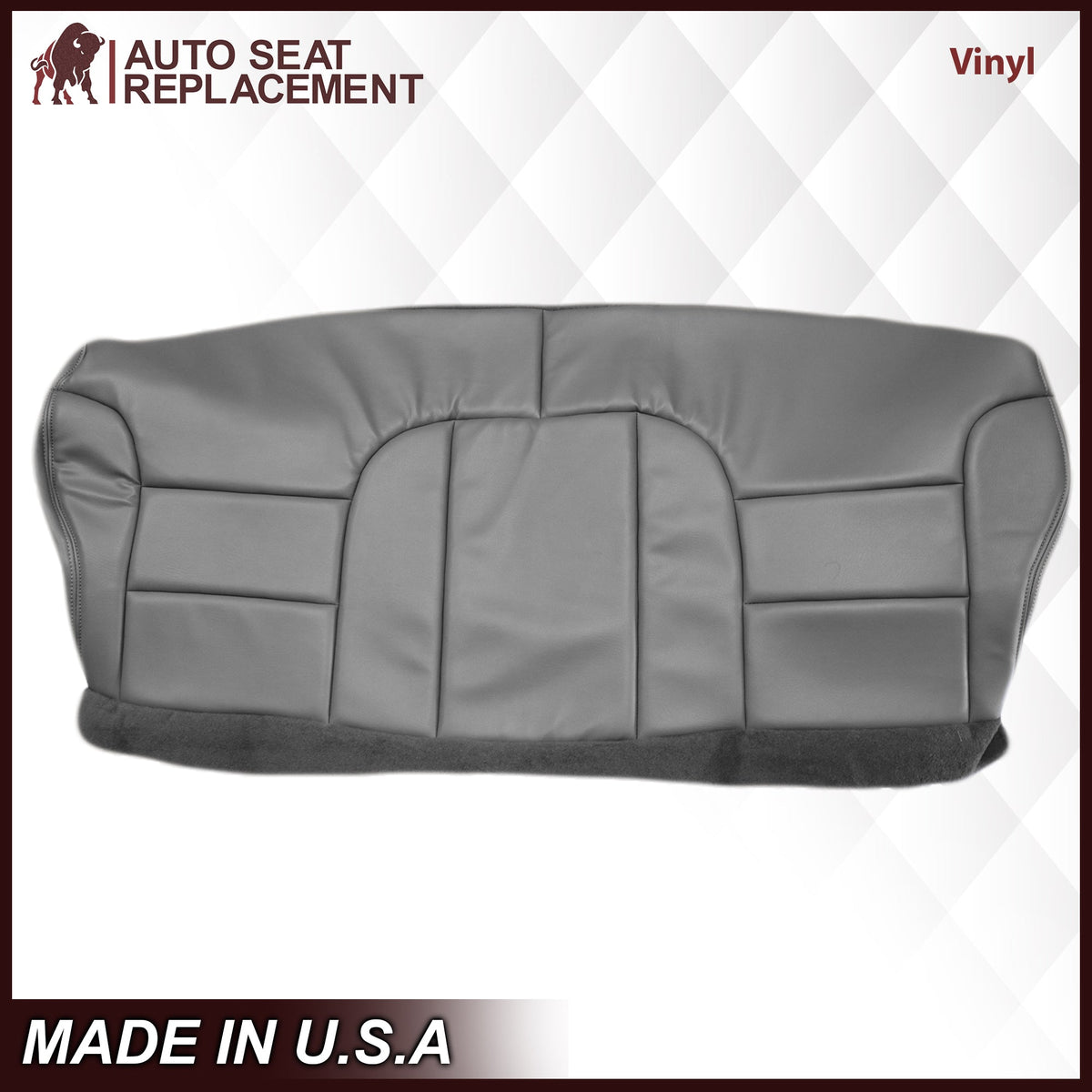 1995-1999 GMC Sierra SLT SLE 2nd Row Bench Seat Cover in Gray: Choose your options