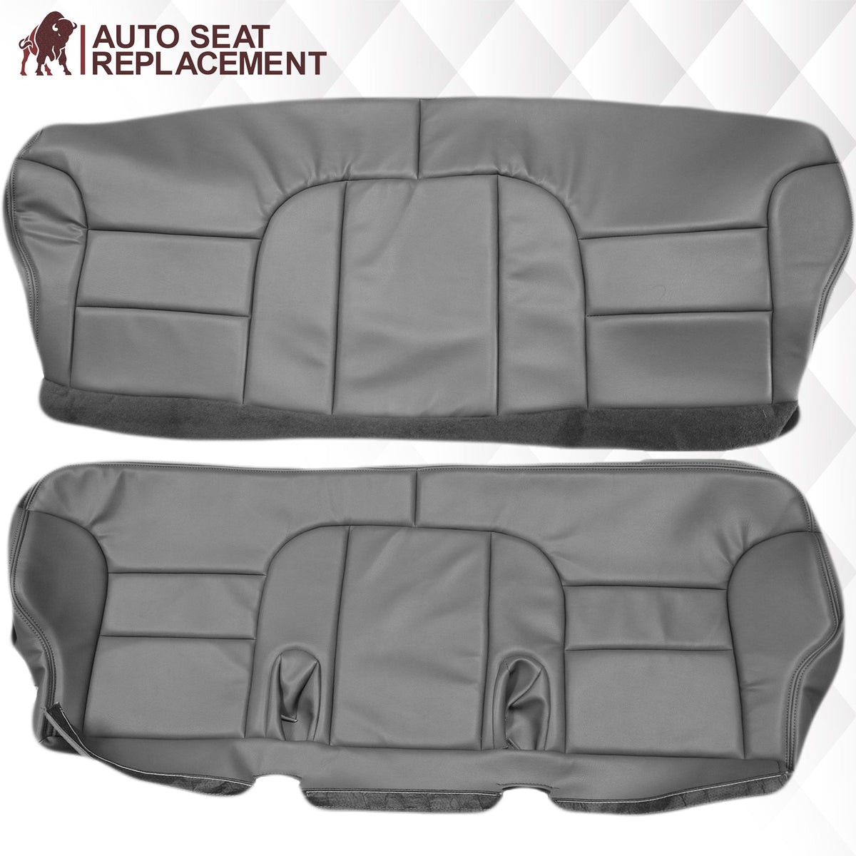 1995-1999 GMC Yukon Suburban SLT SLE 2nd Row Bench Seat Cover in Gray: Choose your options