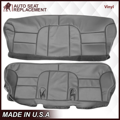 1995-1999 GMC Yukon Suburban SLT SLE 2nd Row Bench Seat Cover in Gray: Choose your options