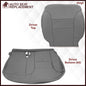 1995-1999 Chevy Tahoe/Suburban/Silverado Seat Cover in Gray (60/40 Bench Bottoms): Choose your options