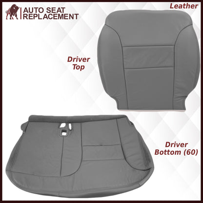 1995-1999 Chevy Tahoe/Suburban/Silverado Seat Cover in Gray (60/40 Bench Bottoms): Choose your options