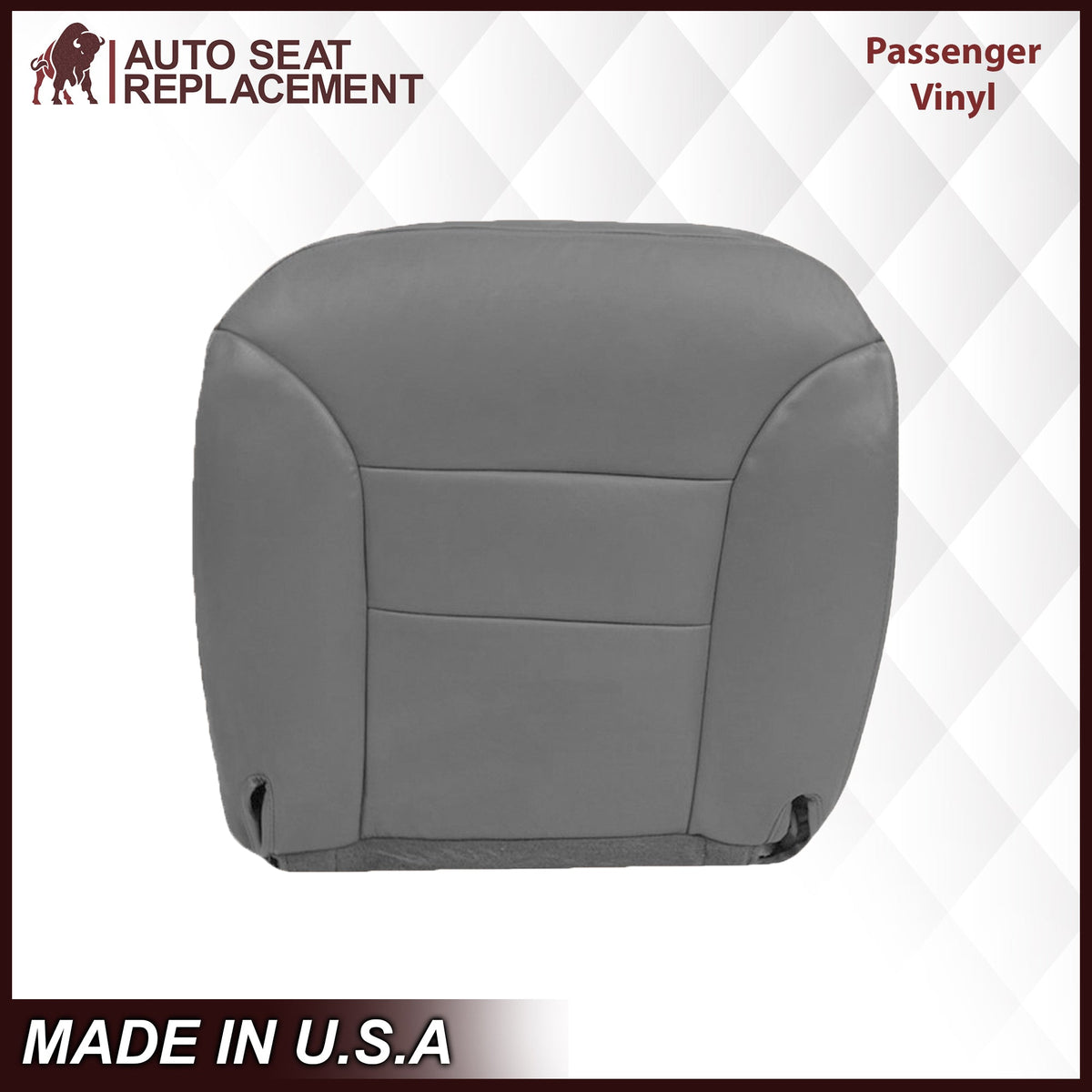 1995-1999 Chevy Tahoe/Suburban/Silverado Seat Cover in Gray (60/40 Bench Bottoms): Choose your options